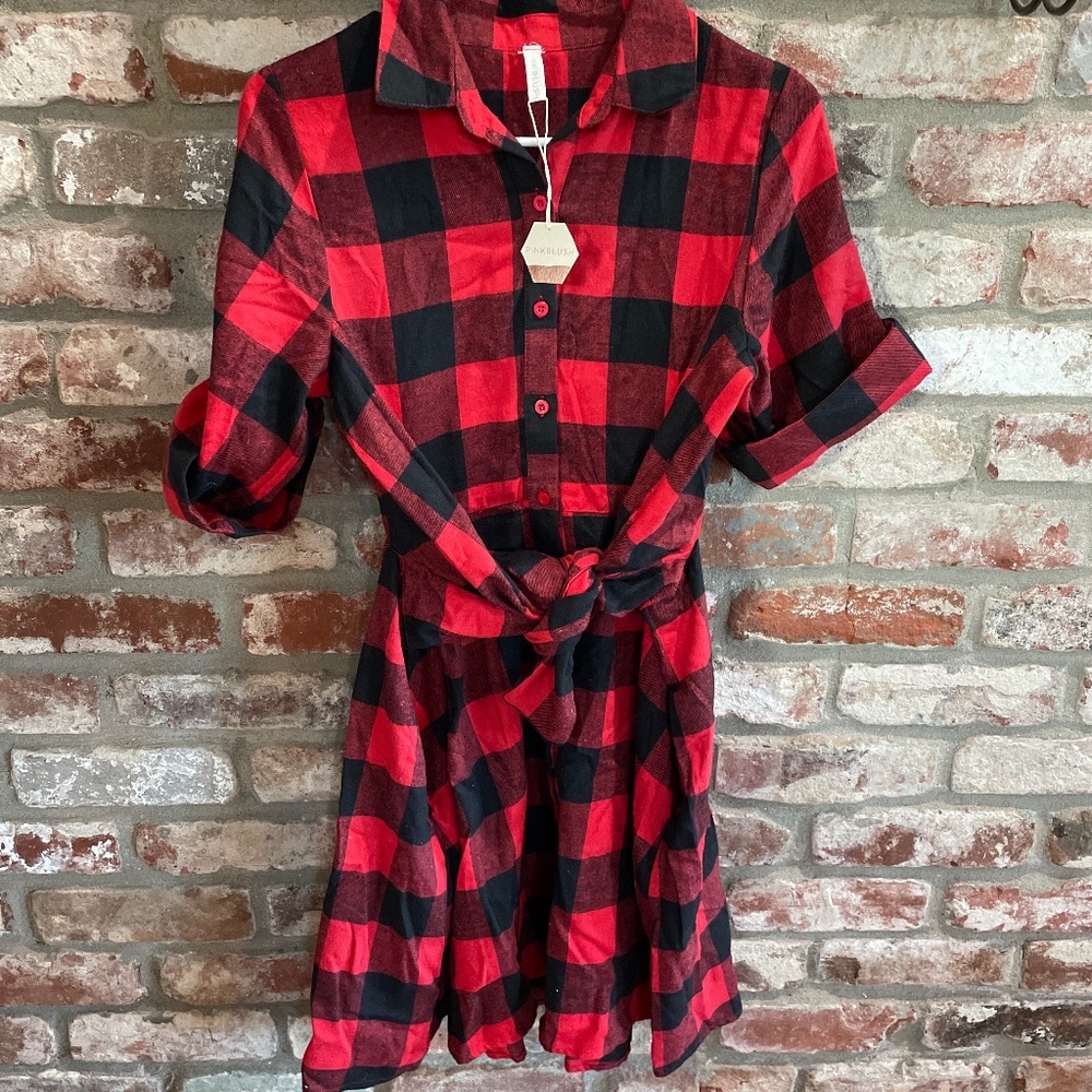 Buffalo print dress
